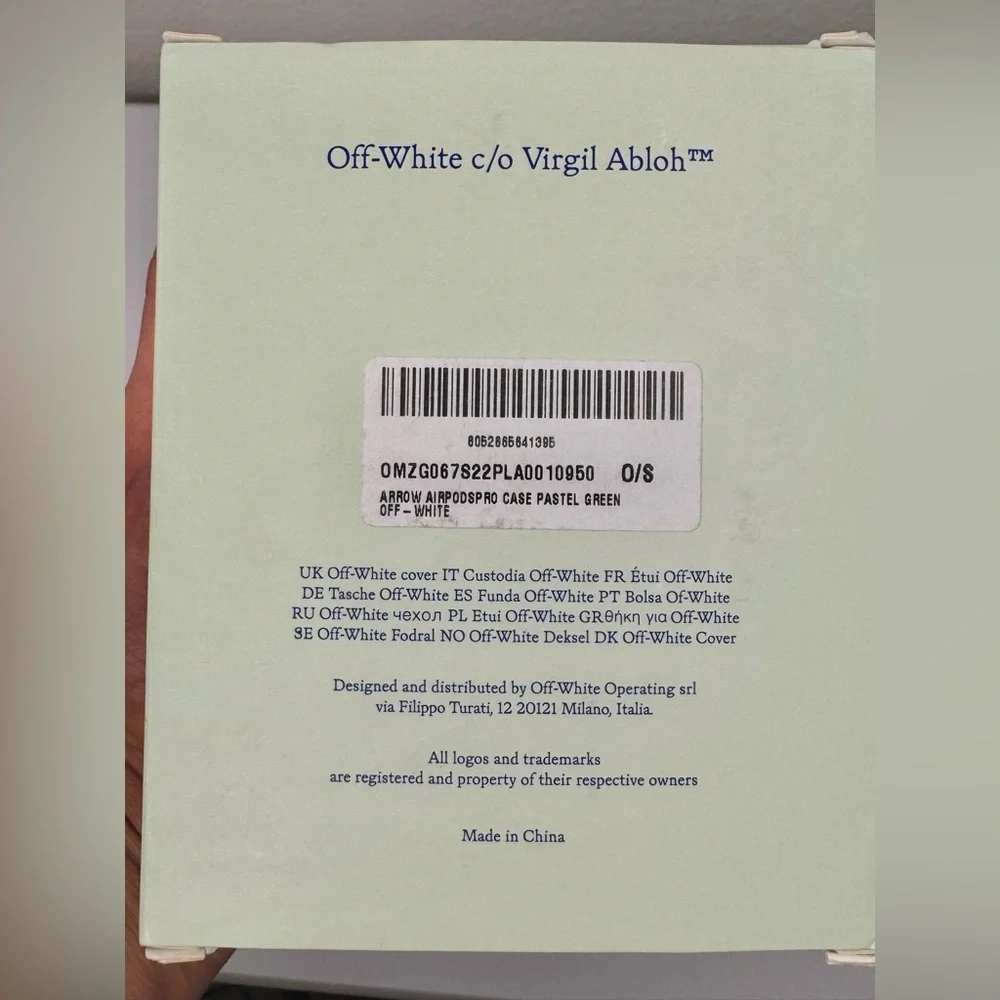 Off-White Virgil Abloh AirPods Pros Case